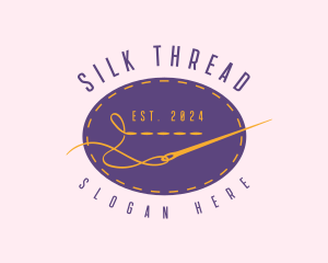 Tailoring Stitch Needle logo design