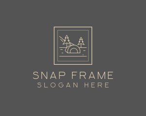 Outdoor Camp Frame logo design