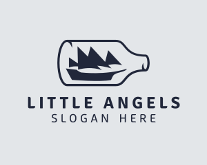 Nautical Bottle Ship logo