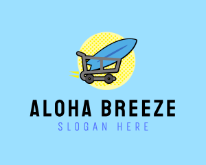 Surfboard Shopping Cart logo