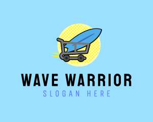 Surfboard Shopping Cart logo