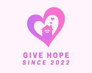 House Love Shelter logo design