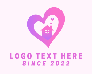 Heart - House Love Shelter logo design