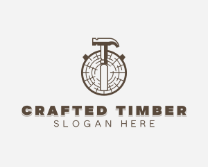 Hammer Carpentry logo design