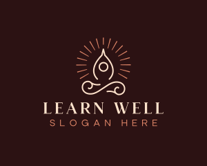 Yoga Meditation Wellness logo design