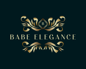 Luxury Boutique Ornament logo design