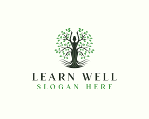 Woman Tree Wellness logo design