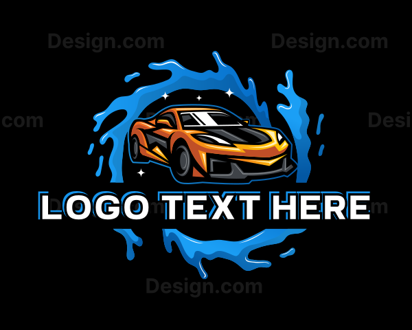 Car Wash Automotive Garage Logo