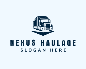 Logistic Delivery Truck logo design