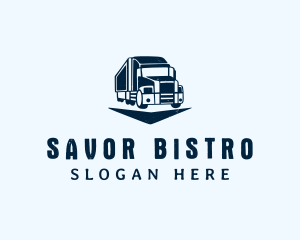 Logistic Delivery Truck logo