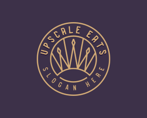 Upscale Crown Brand logo design