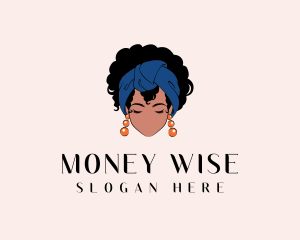 Afro Hair Woman logo