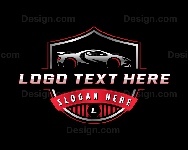 Automobile Sedan Mechanic Logo