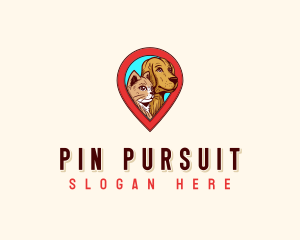 Veterinary Location Pin logo