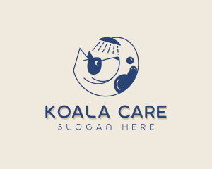 Dog Shower Pet Care logo design