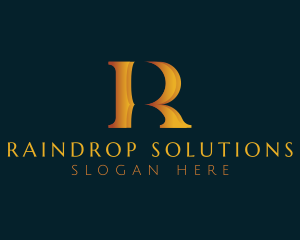 Classic Antique Letter R logo design