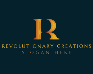 Classic Antique Letter R logo design