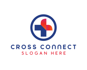 Medical Hospital Cross logo design