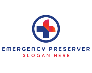 Medical Hospital Cross logo design