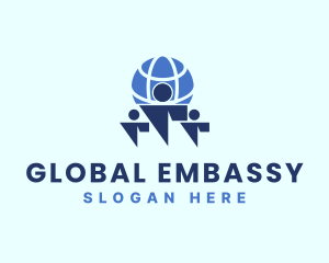 People Global Organization logo design