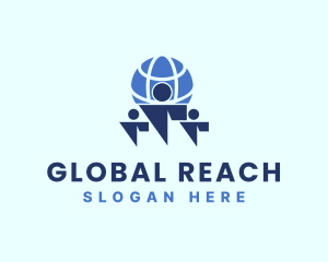 People Global Organization logo design