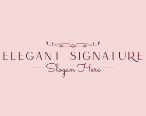 Elegant Aesthetic Brand logo design