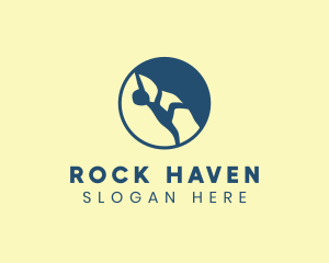 Outdoor Rock Climbing  logo design