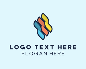 Multicolor Marketing Ribbon Logo