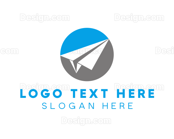 Paper Plane Travel Logo