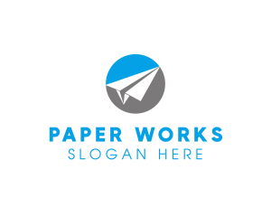 Paper Airplane Travel logo