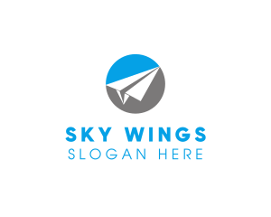 Paper Airplane Travel logo