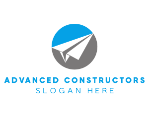 Paper Plane Travel logo design