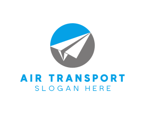 Paper Plane Travel logo design