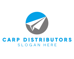 Paper Plane Travel logo design