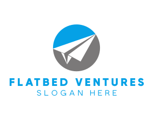 Paper Plane Travel logo design