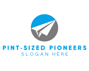 Paper Plane Travel logo design