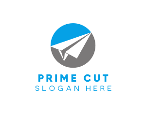 Paper Plane Travel logo design