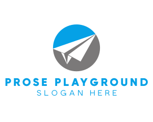 Paper Plane Travel logo design