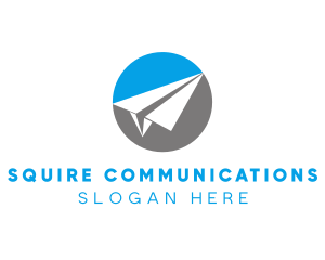 Paper Plane Travel logo design