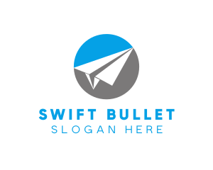 Paper Plane Travel logo design