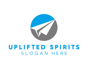 Paper Plane Travel logo design