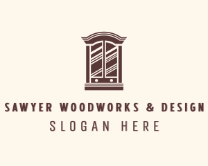 Cabinet Furniture Woodwork logo design