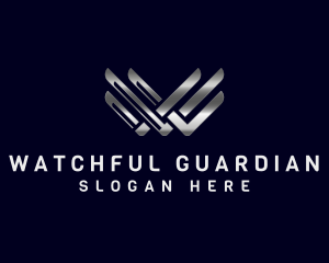 Metalworks Gradient Business logo design