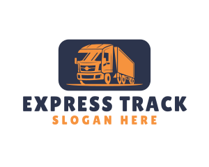 Truck Cargo Moving logo design