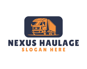 Truck Cargo Moving logo design