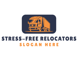 Truck Cargo Moving logo design