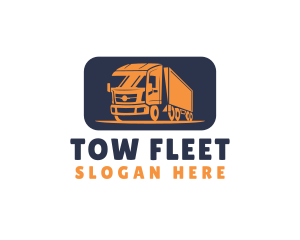 Truck Cargo Moving logo design