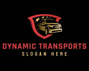 Pickup Truck Transportation  logo design