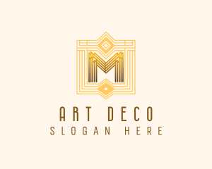 Geometric Art Deco Luxury logo