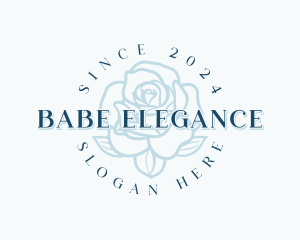 Elegant Flower Boutique logo design